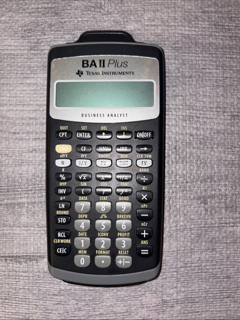 Texts Instruments BA II Plus Financial Calculator